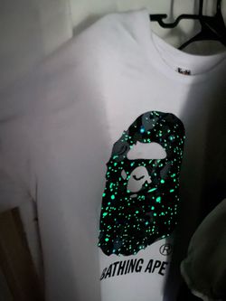 Bape shirt glow in the dark