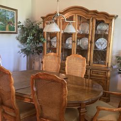 Dining Room Table Set With Hutch And Chairs