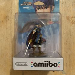 New Marth Amiibo-Factory Sealed (Super Smash Bros)