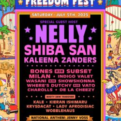 ALMOST NAKEY FREEDOM FEST Saturday July 5, 2025 