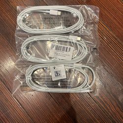 3 iPhone chargers
