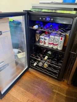 Beverage Cooler with Glass Door