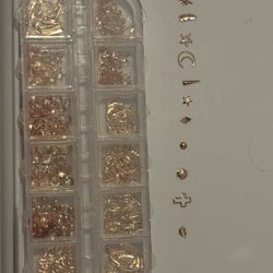 Glitter For Nails and Nail Gems. 