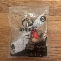 INCREDIBLES 2 McDonalds Happy Meal Toy *DASH # 3* 2018 New in Package