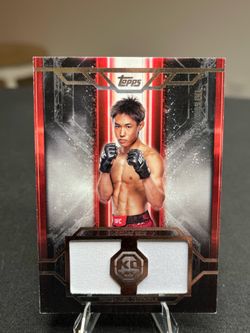 2025 Topps Knockout UFC Tatsuro Taira Dual Relic “1-2 Combo” Fighter Worn