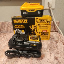 Impact Dewalt 3/8 with firm price battery and charger