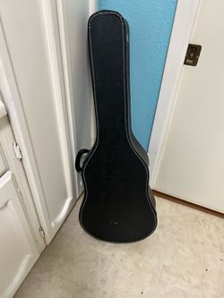 Black Hard Shell Acoustic Guitar Case