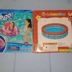 NEW TODDLER POOL AND TODDLER POOL RING