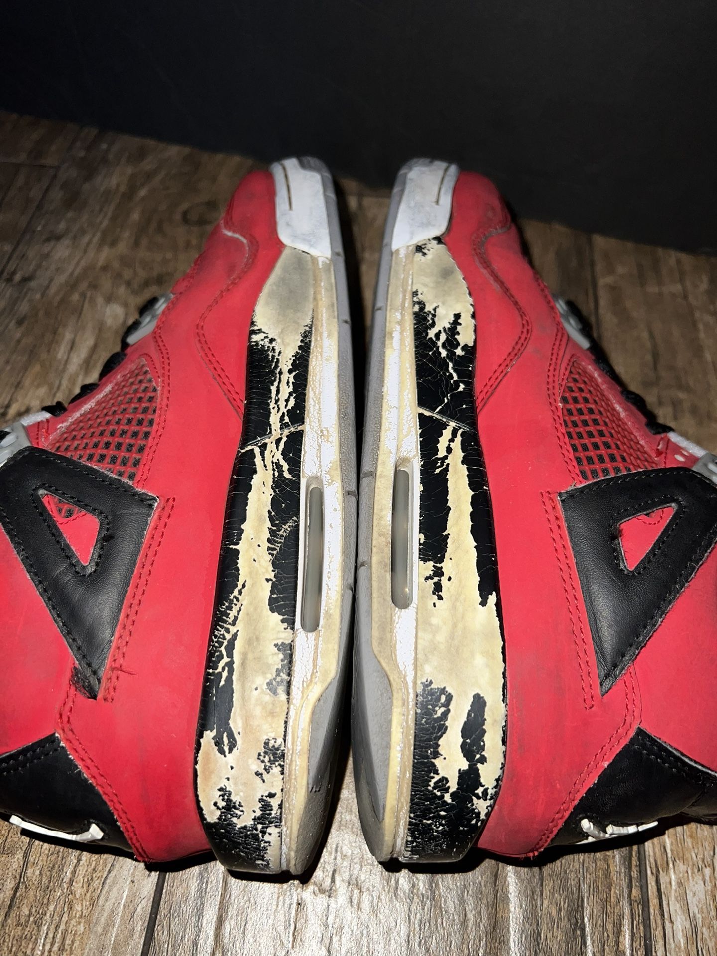 Size 7Y Jordan 4 Retro Toro Bravo (GS) 408452603 Beaters for Sale in