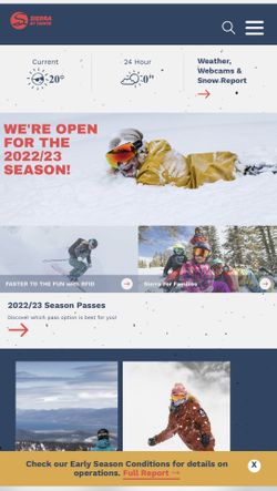 Sierra At Tahoe Lift Tickets