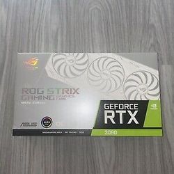 ASUS ROG STRIX GeForce RTX 3090 White OC Edition 24GB GDDR6X Graphics Card

