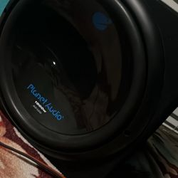 Planet Audio Amplifier And Sub Box 10inch  