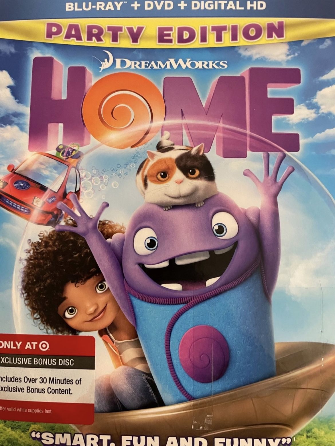 DreamWorks HOME Party Edition (Blu-Ray + DVD + Digital-2015)