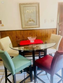 Dining table with 4 chairs