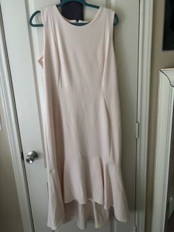 NWT Calvin Klein Blush Pink Sleeveless Midi Dress