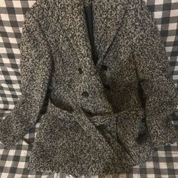 Women’s Hooded Wool Coat - Sz 6