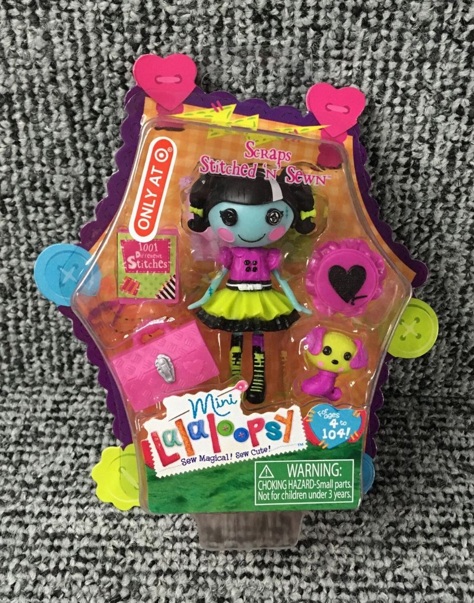 Mini Lalaloopsy Scraps Stitched n' Sewn Mini Doll NEW