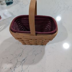 Longaberger Small Comforts Basket 