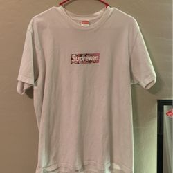 Supreme Takashi Murakami COVID-19 Relief Box Logo Tee