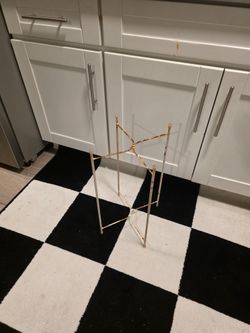 Vintage metal plant stand