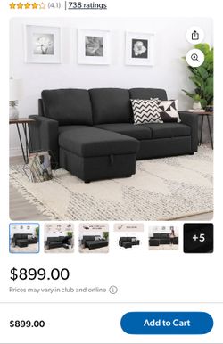 Lincoln Reversible Pull Out Couch 