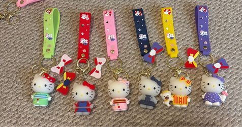 Sanrio Hello Kitty Charm Keychain Strap | Cute Bag Accessory NWT