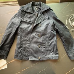 H&M Waterproof Peacoat Size M