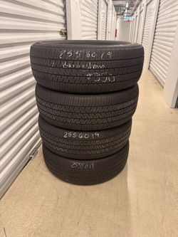 Set of 4 Bridgestone Ecopia P255/60R19 – $300