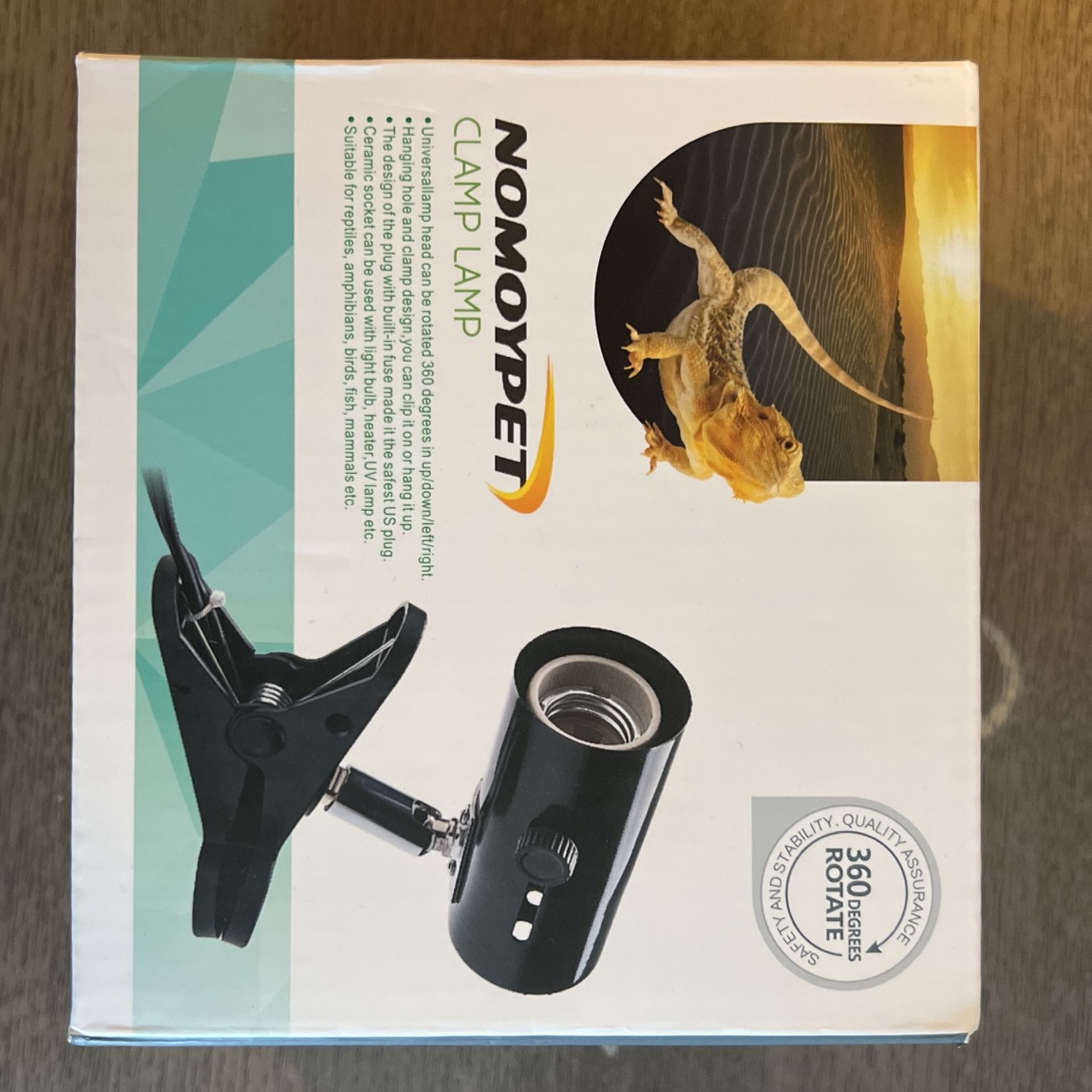Clamp Lamp For Reptiles