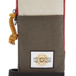 kipling Clark Handsfree Pouch Valley Taupe Black