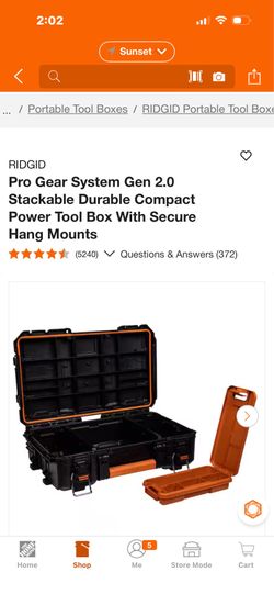 Used Ridge tool Box