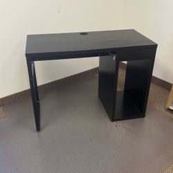 INCOMPLETE – MICKE Desk, Black-Brown (41 3/8 x 19 5/8)