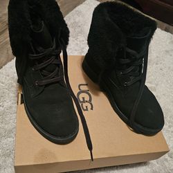 Ugg women black ankle booties
