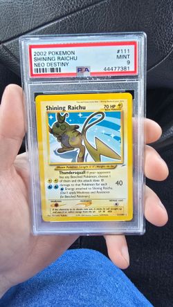 Shining raichu PSA 9