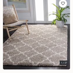  SAFAVIEH 2-inch Area Rug - 8' x 10' - Beige/Ivory - Rectangle