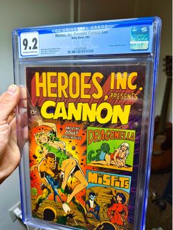 🔥 CGC 9.2 Heroes, Inc. Presents Cannon ( 1969 ) Wally Wood Comic – Atomic Explosion Panel