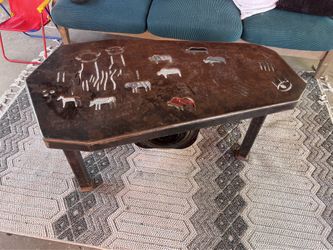 Hand Made Steel Coffee Table