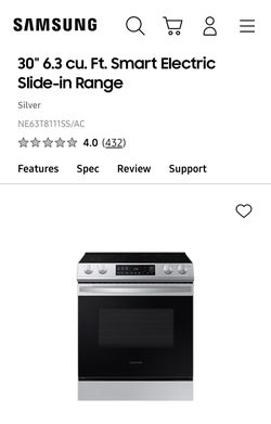 Samsung range/stovetop