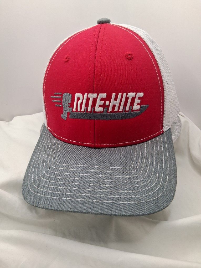 Rite-Hite Trucker Hat Red White Mesh Snapback One Size

