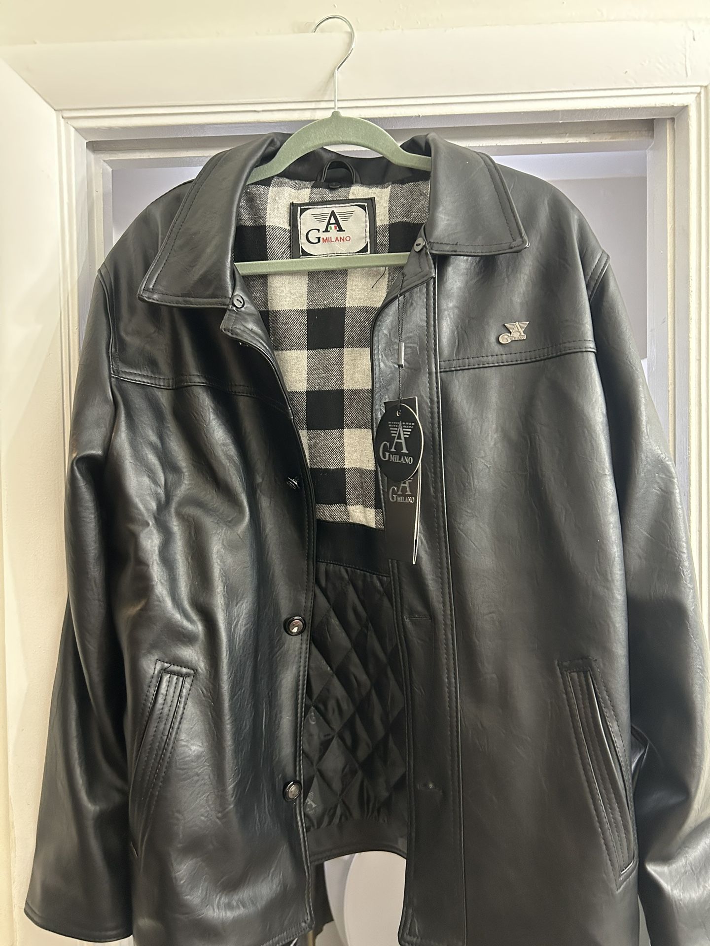 Brand New Leather Jacket Size XL