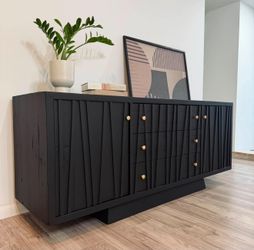 Beautiful Restored Handcrafted Credenza / Buffet
 76”L x 22”W x 32”H