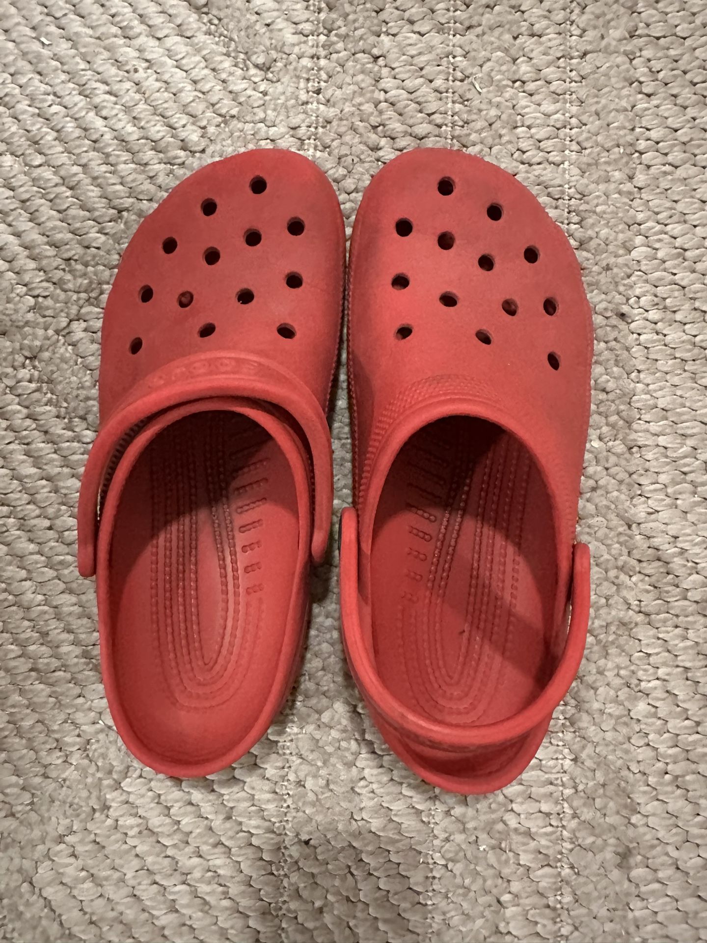Red Crocs