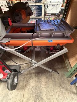 RIDGID Wet Tile Saw with Stand