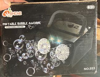 SHCKE Portable Stage Bubble Machine NIB IC