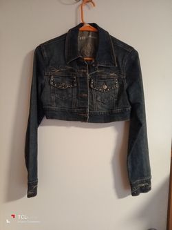 Y2k Jean Crop Jacket