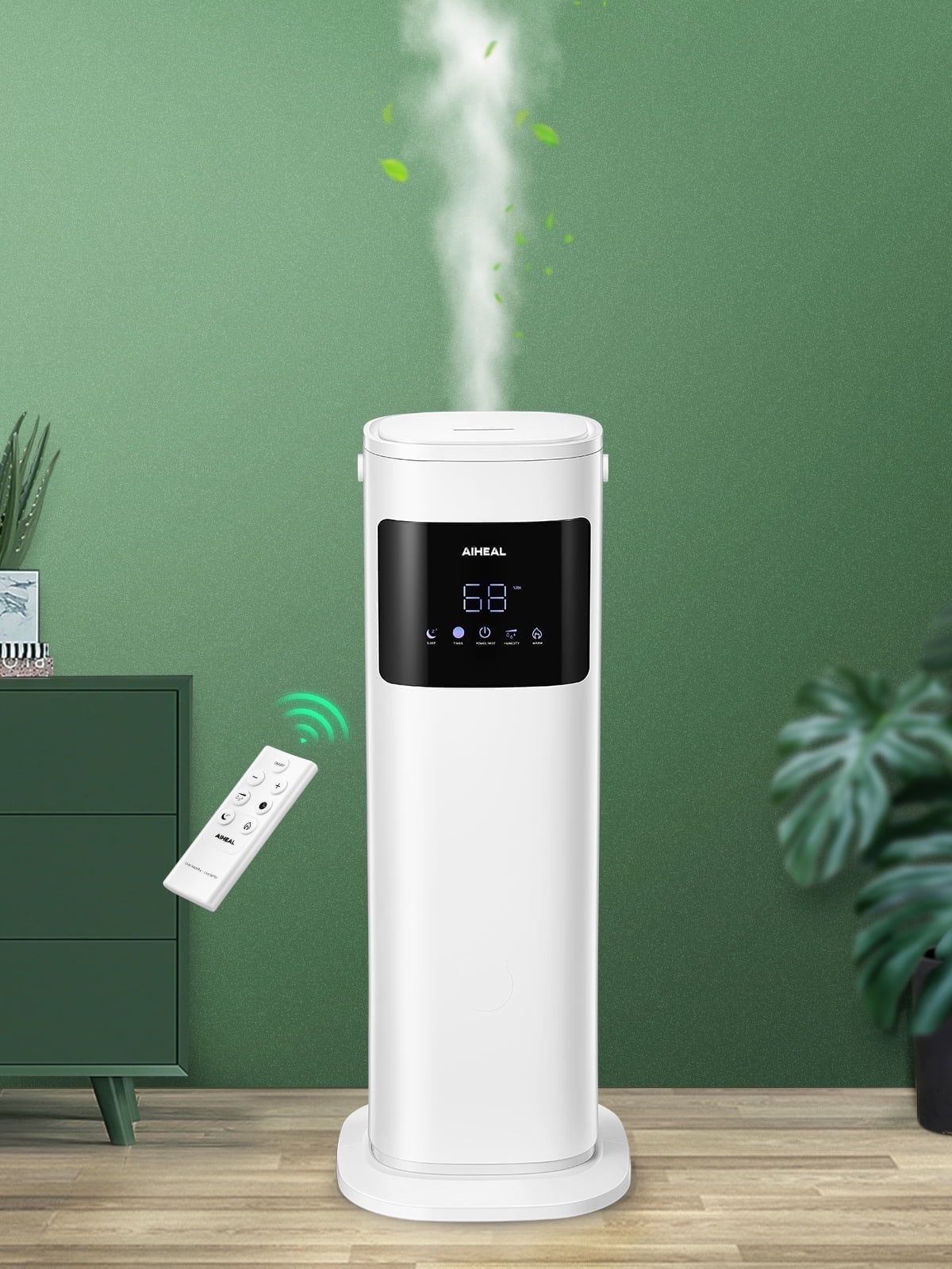 10.5L Cool and Warm Mist Ultrasonic Humidifier for Large