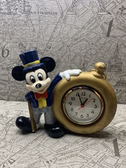 Vintage Disney Mickey Mouse Clock