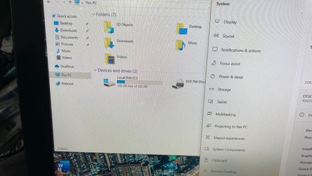Touchscreen Lenovo computer