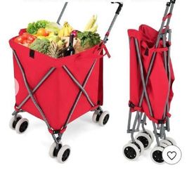 Folding shopping cart