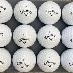 1 Dozen Callaway SuperSoft Golf Balls White 5A Mint Condition